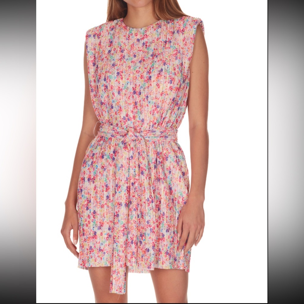 Amanda Uprichard Ondine Dress in Giardino Pleats